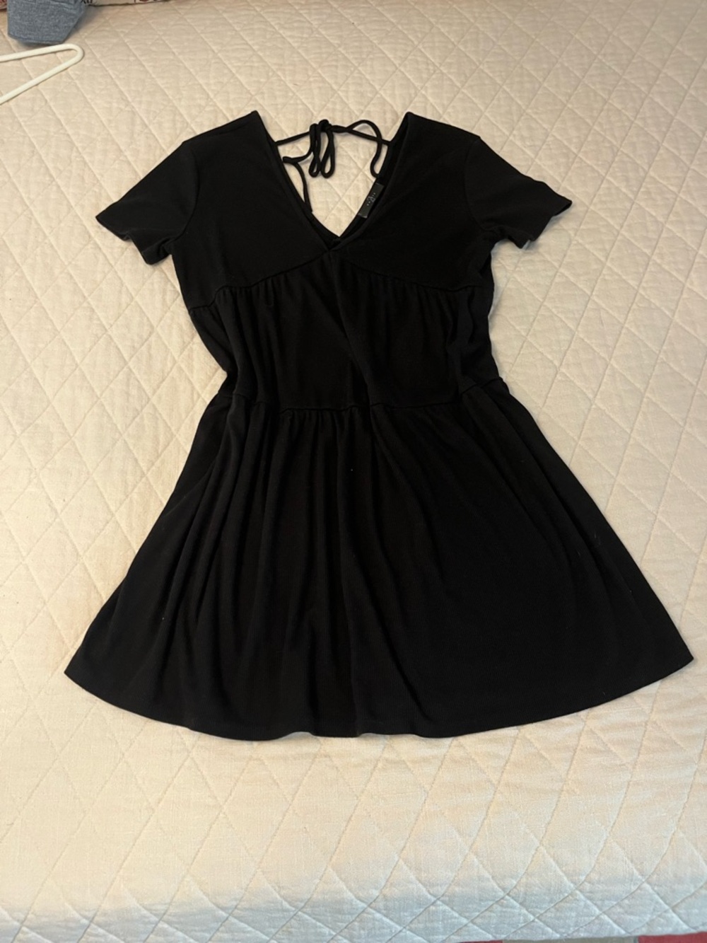 Saints 21 Black Ribbed bathing suit cover up size S pool cruise wear Gorpcore
